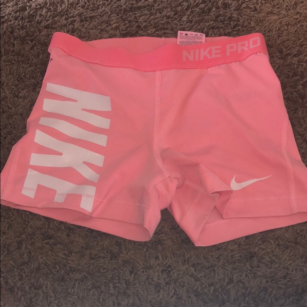 Pink nike pros